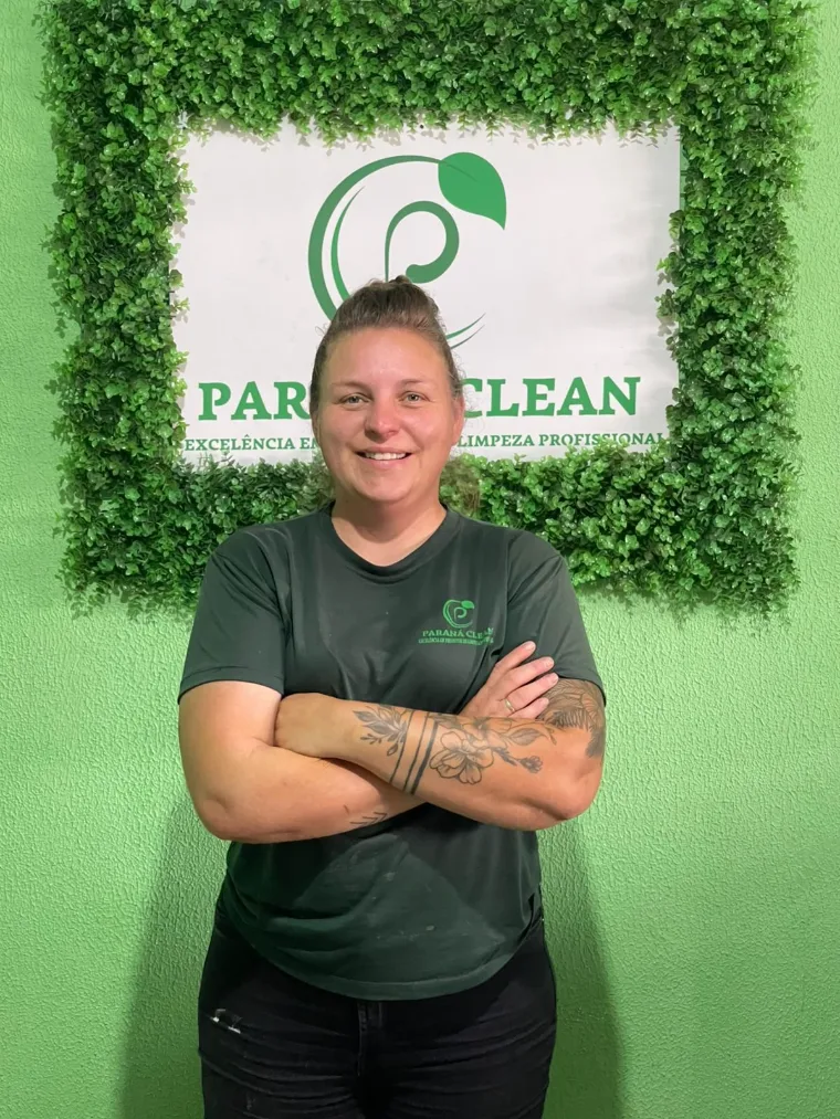 Luiza, cofundadora da Paraná Clean
